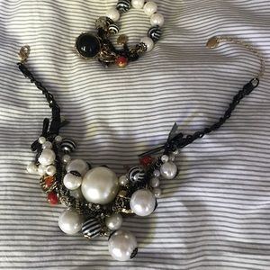 Betsey Johnson necklace and bracelet